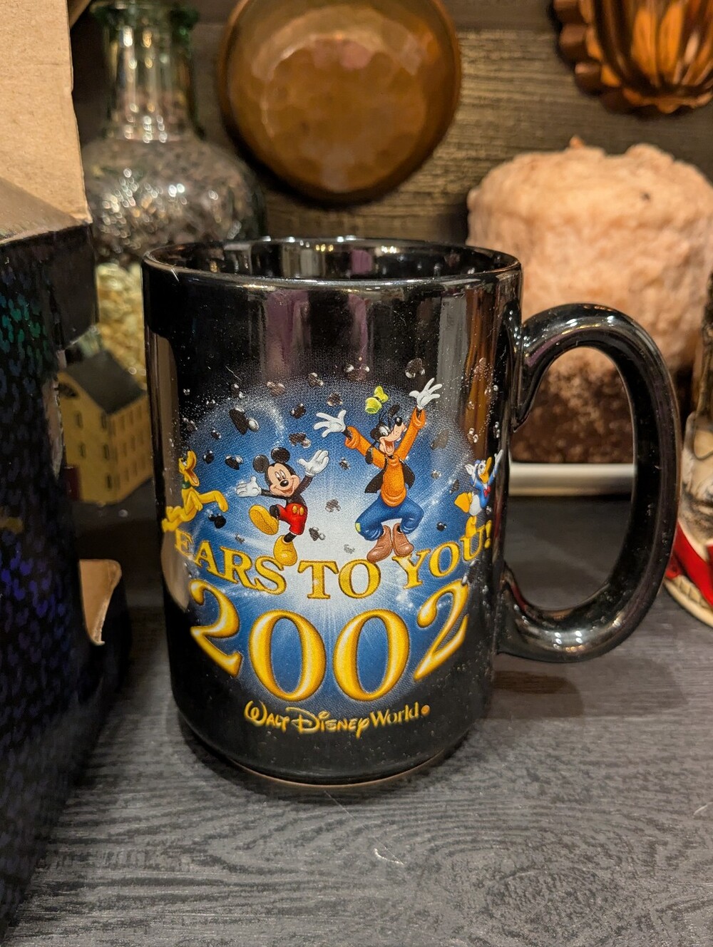 Walt Disney World 2002 Collectible Mug NIB "Ears To You"